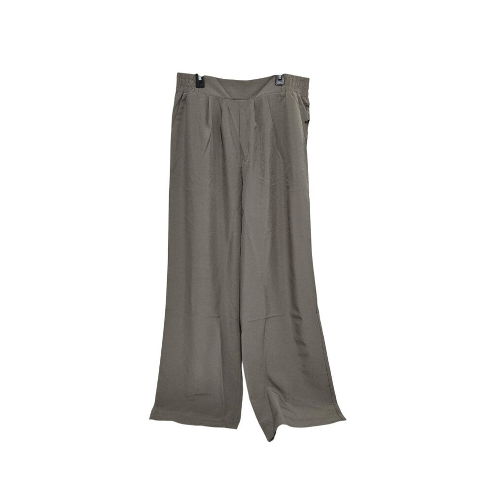 Zobha Lottie Wide‎ Leg Pants in Kahki- Size Medium